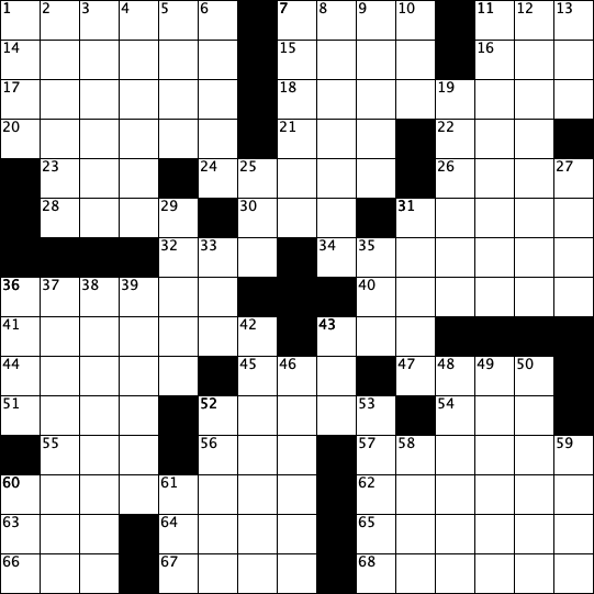 Oct. 13 - Upside Down - Mark's Word Puzzles